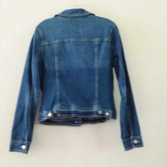 OLD NAVY Women’s Long Sleeve Denim Jean Jacket M - Picture 2 of 8